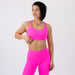 Neon Pink Sports Bra - Isla 