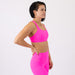 Neon Pink Sports Bra - Isla 