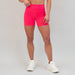 Neon Punch Curved High Rise Spandex Short - 5" - Go Go