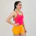 Neon Punch Switch Up Crop Tank - Fitted