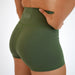 Bronze Green True High Rise Original Spandex Shorts