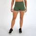 Bronze Green True High Rise Original Spandex Shorts