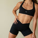 Black Tate Racerback Sports Bra - Medium Support by FLEO - 3