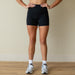 Black True High Short 4" - Higher Rise by FLEO - 1