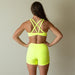 Neon Yellow Isla Sports Bra - Medium Support by FLEO - 2