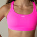 Neon Pink Isla Sports Bra - Medium Support by FLEO - 4