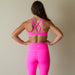 Neon Pink Isla Sports Bra - Medium Support by FLEO - 2