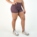 Nutmeg Leopard High Rise Spandex Shorts