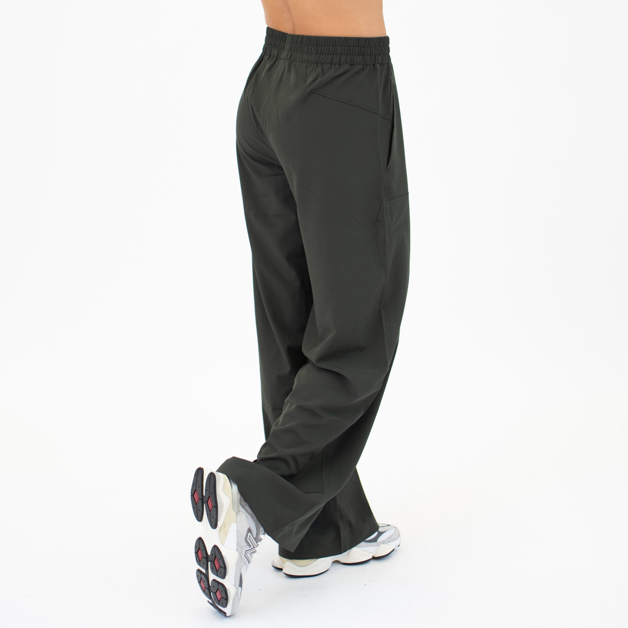 Wide Leg Athletic Pant - Keep Up - Olive