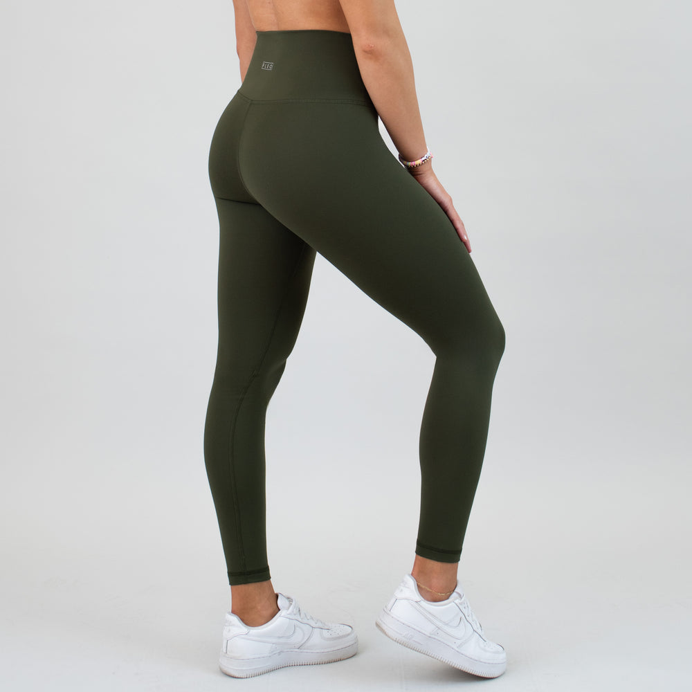 Olive High Rise Workout Leggings