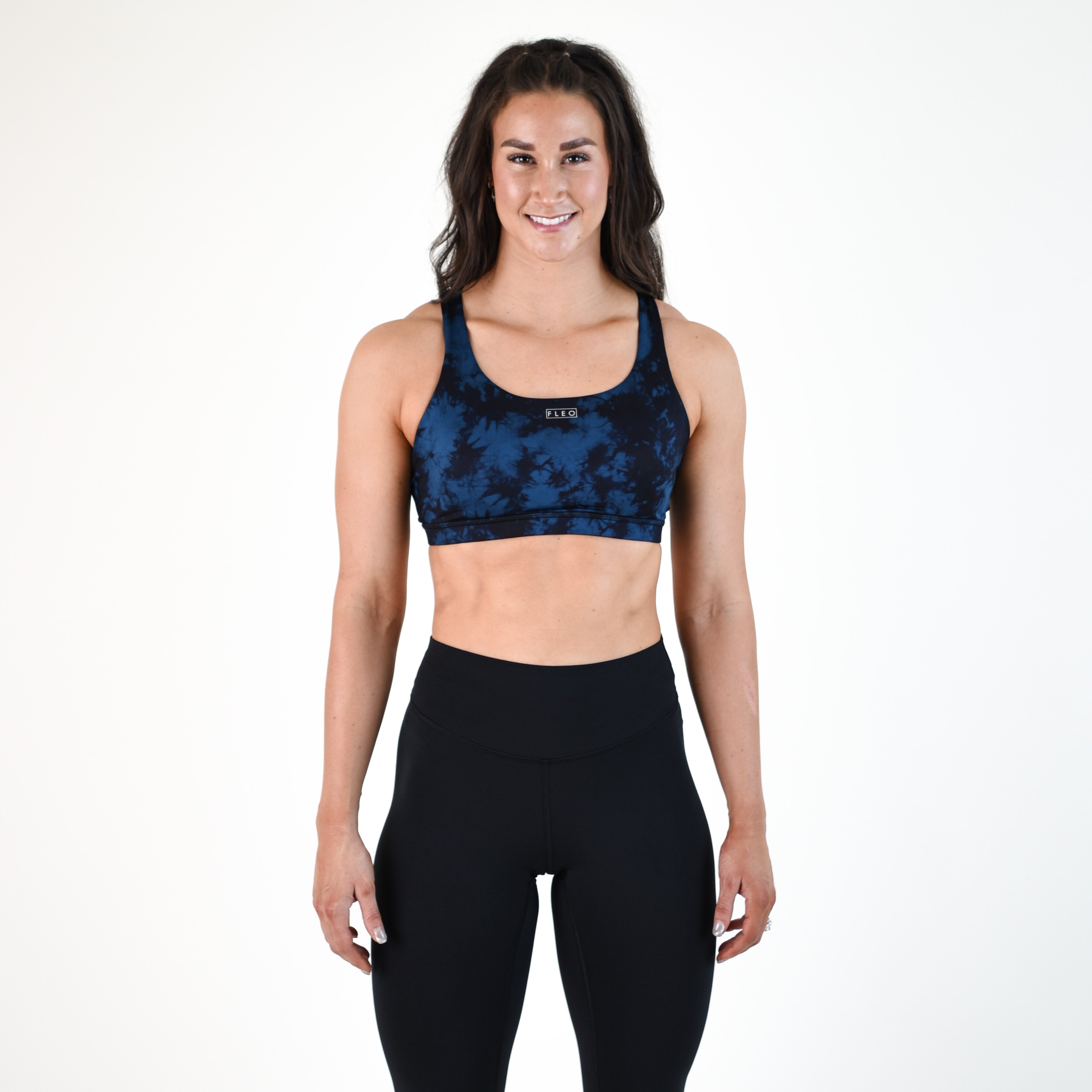 Scoop Neck Athletic Sports Bra - Olympus - Isla 