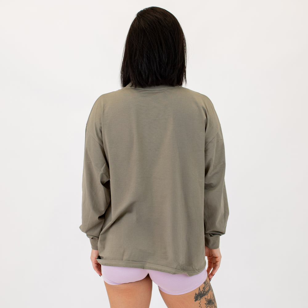 Overdrive Long Sleeve T - Neutral Olive