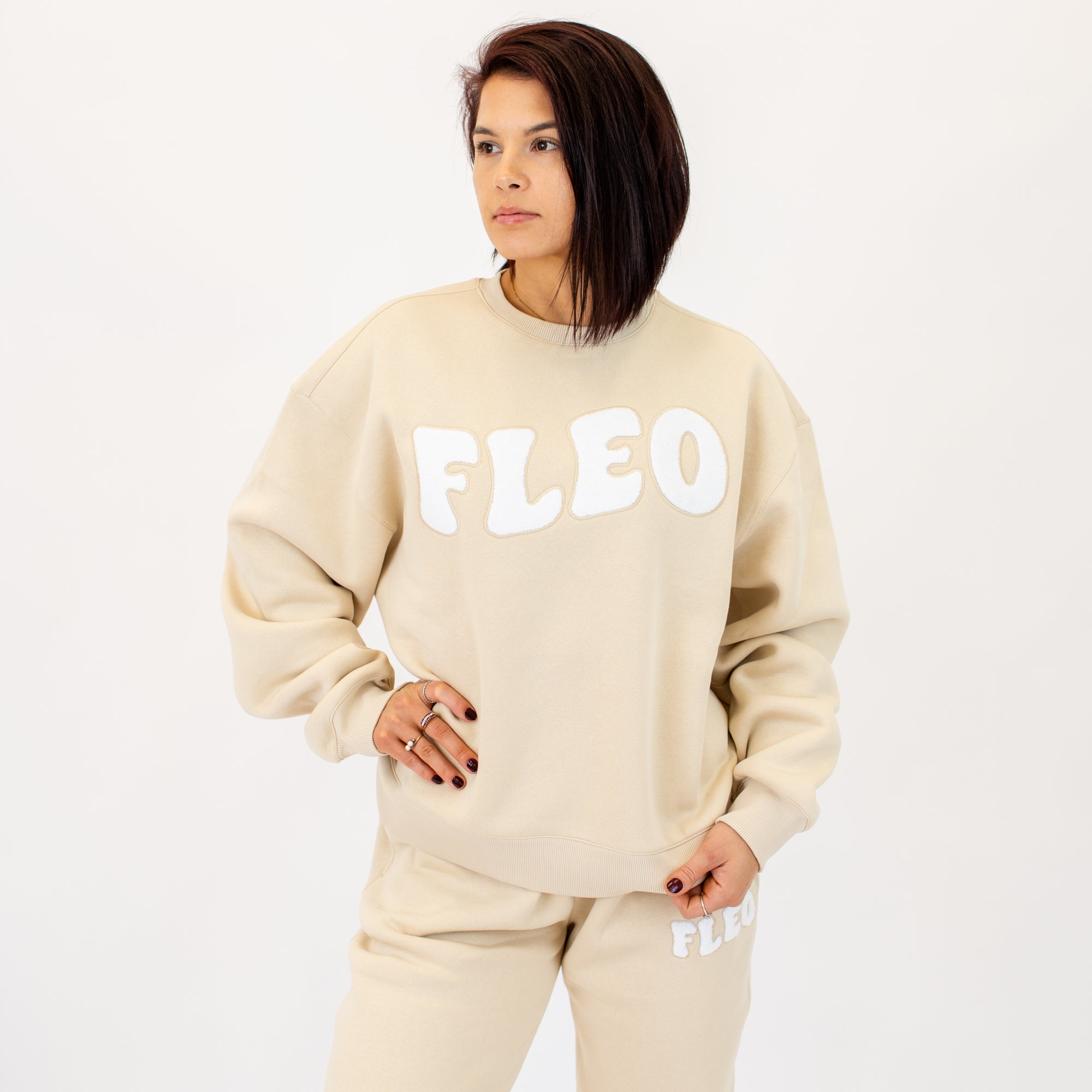 Patch Crewneck Sweatshirt
