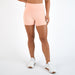 Heather Peach Nectar High Rise Spandex Shorts