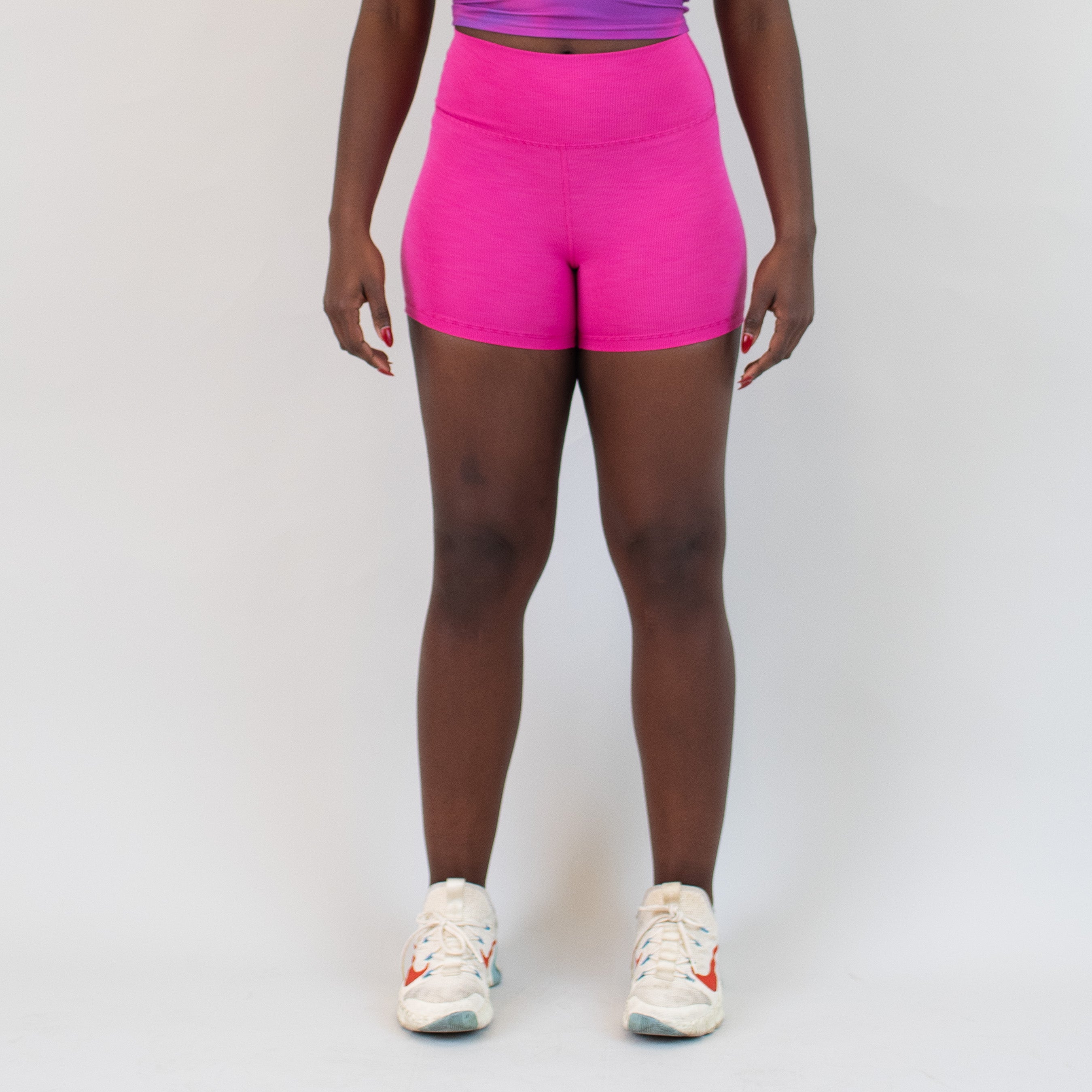 Rib True High Rise Spandex Shorts