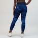 Blue Ribbed Legging 7/8 25" - El Toro