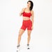 Loop Back Sports Bra - Salsa