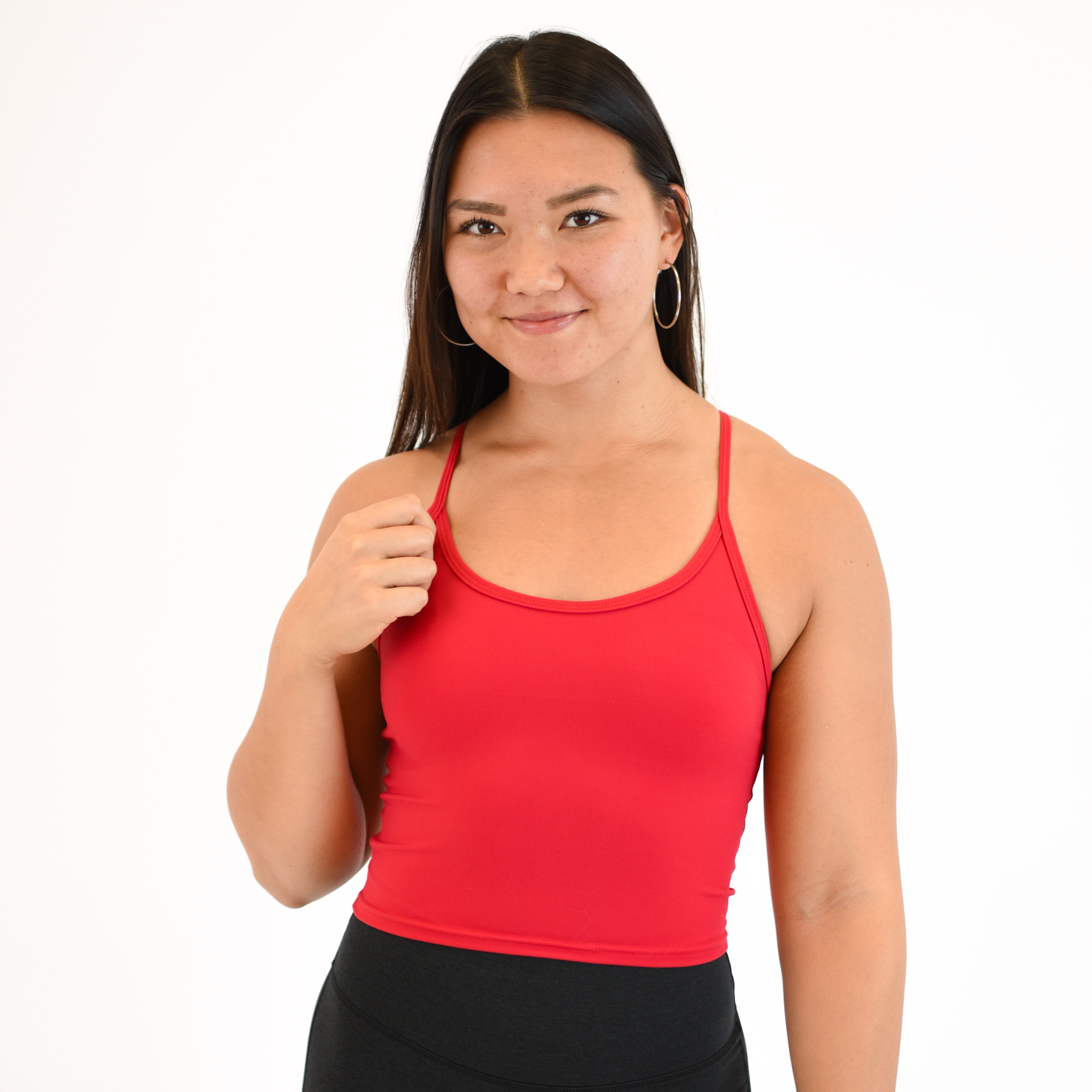 Salsa Red Crop Tank - Switch Up