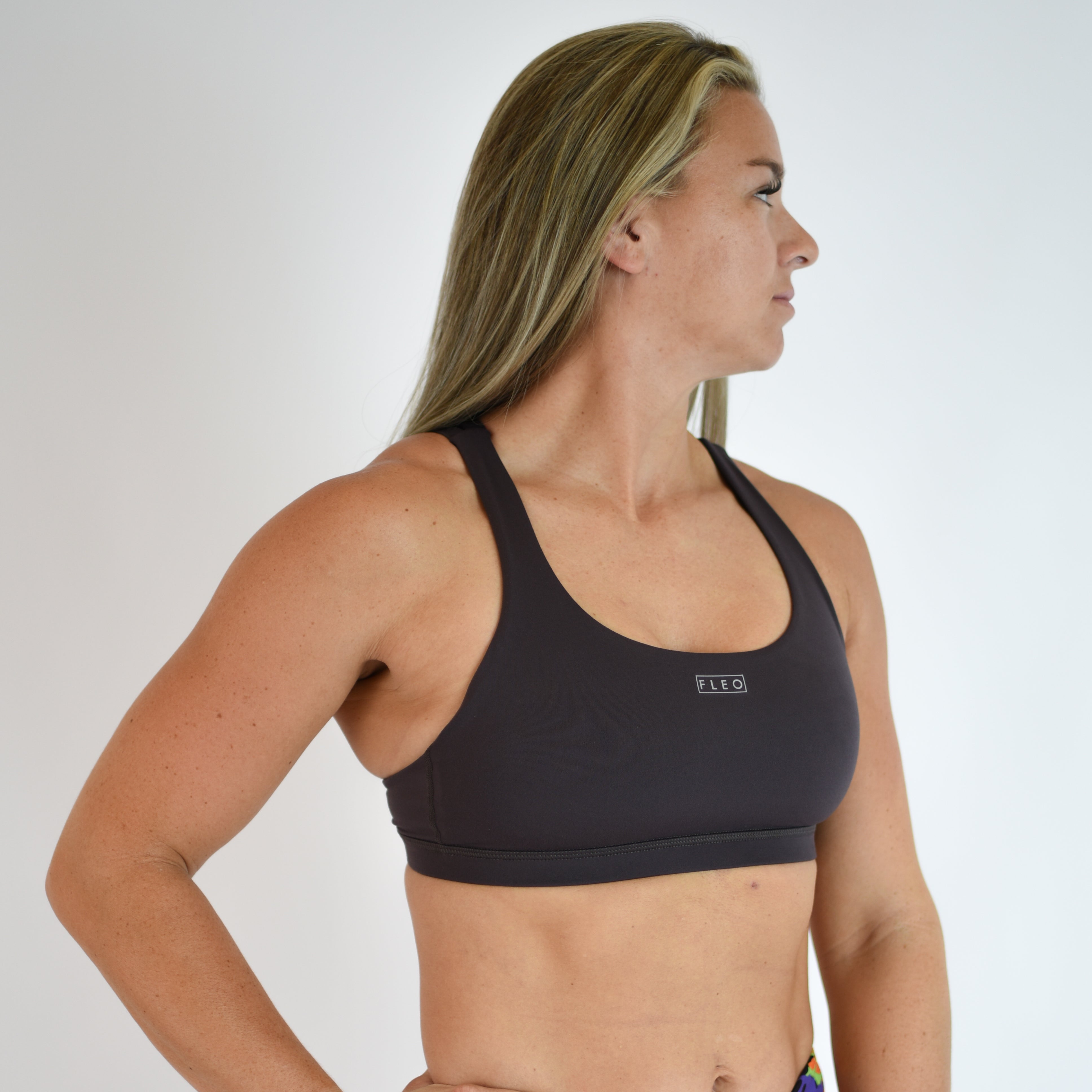 Shale Scoop Neck Sports Bra - Isla