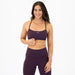 Loop Back Sports Bra - Shale Wine