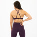 Loop Back Sports Bra - Shale Wine