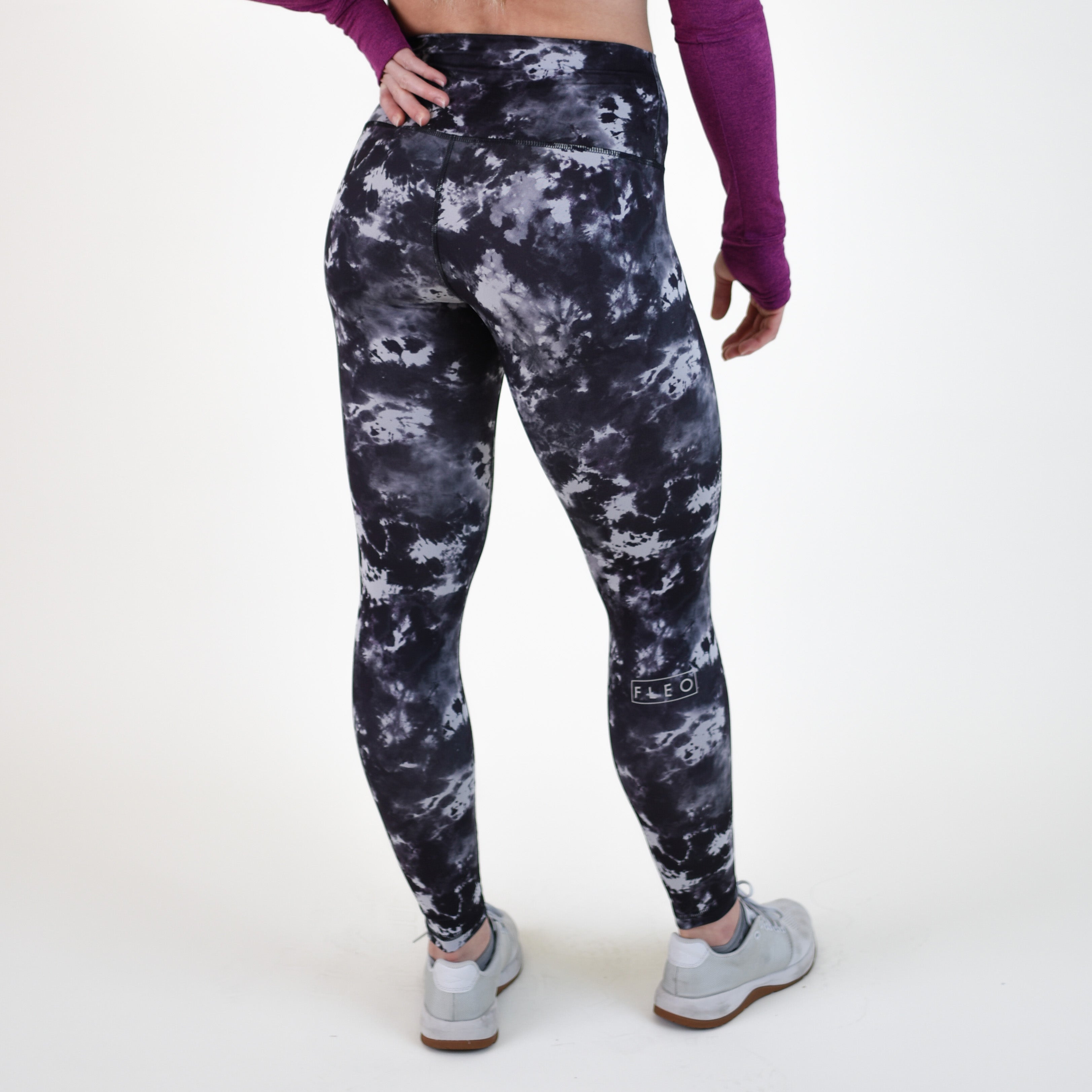 Gray Abstract Camo Legging 7/8 25" - El Toro