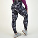 Gray Abstract Camo Legging 7/8 25" - El Toro