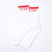 Varsity Sock - White Salsa
