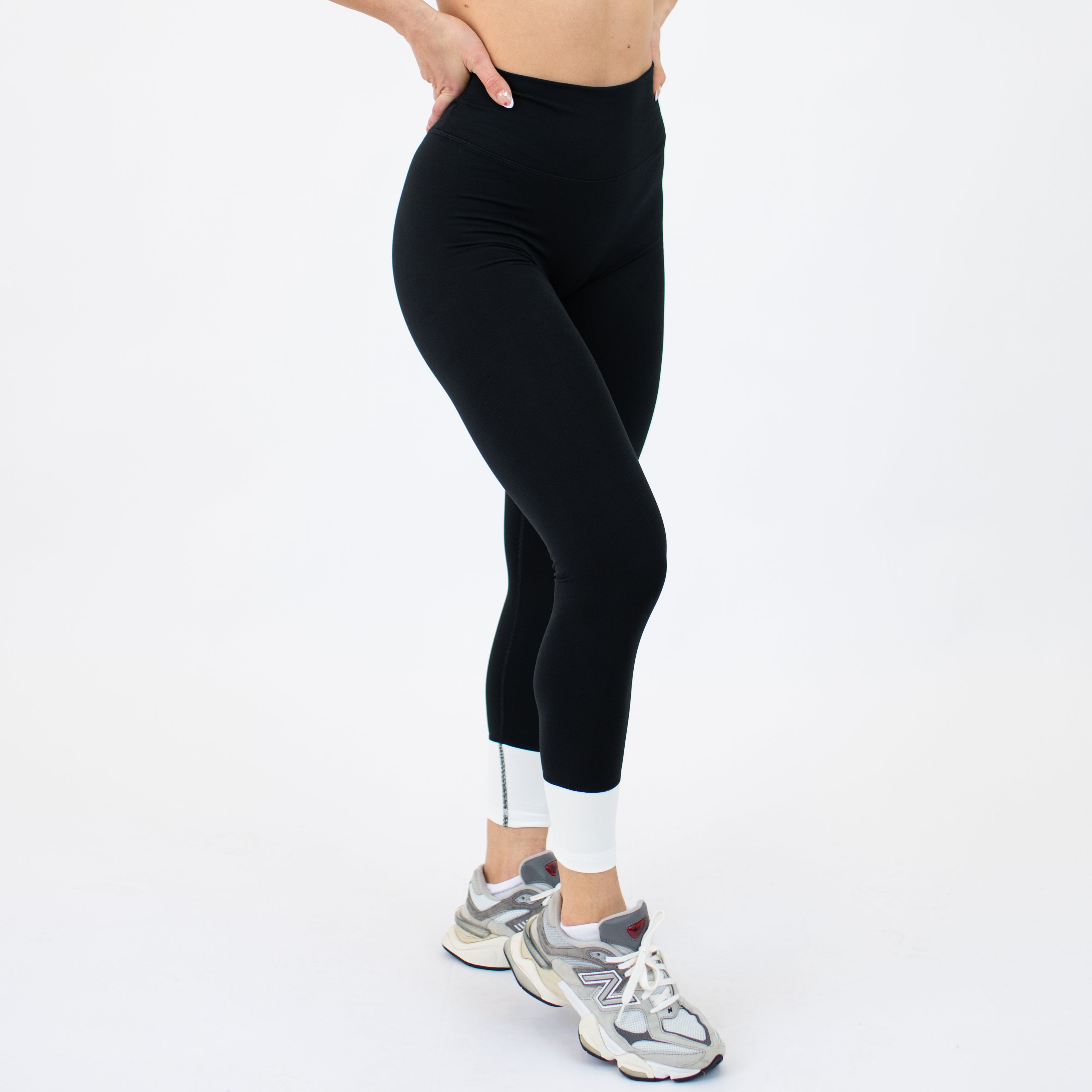 Ankle Dip Legging 25"- No Front Seam - High Rise