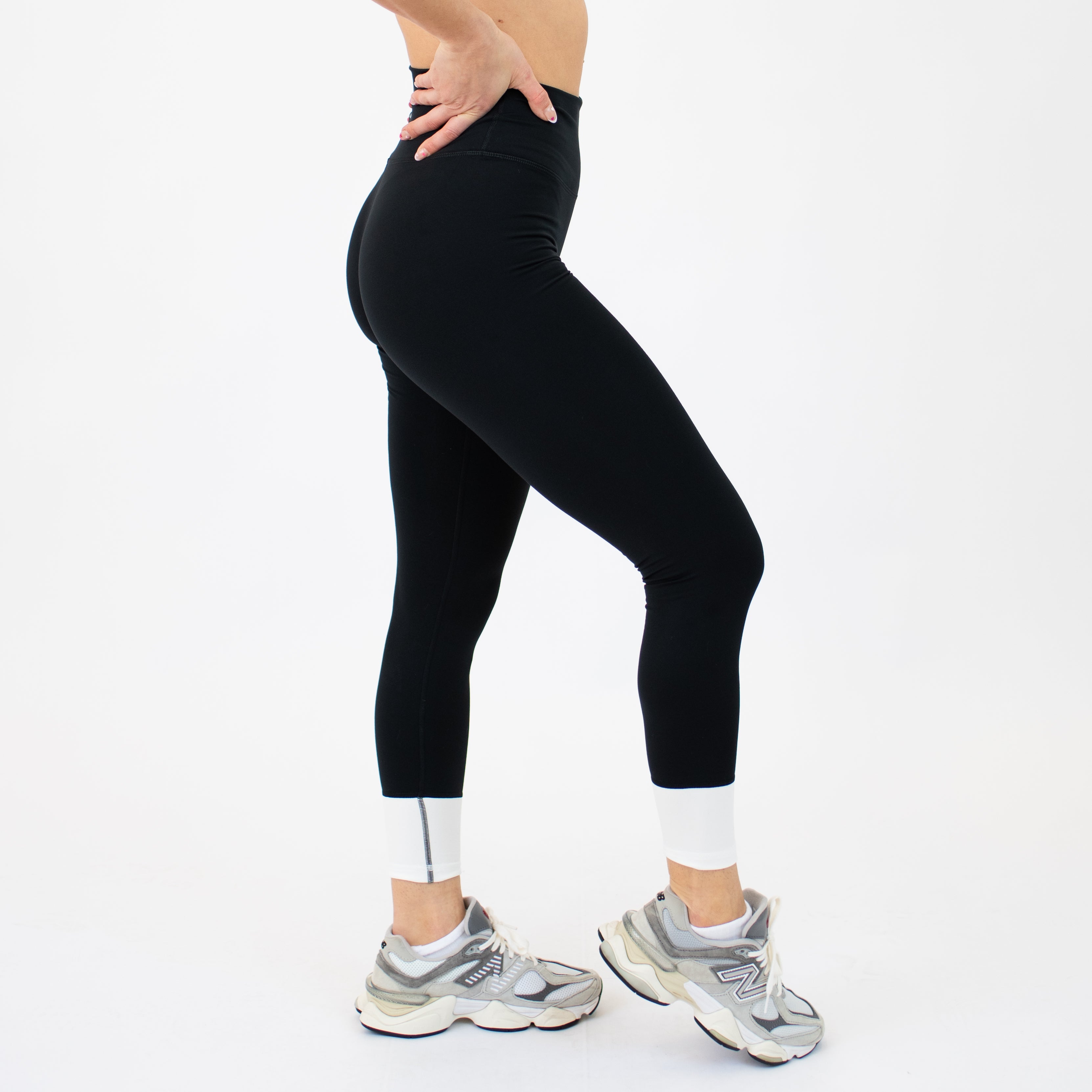 Ankle Dip Legging 25"- No Front Seam - High Rise