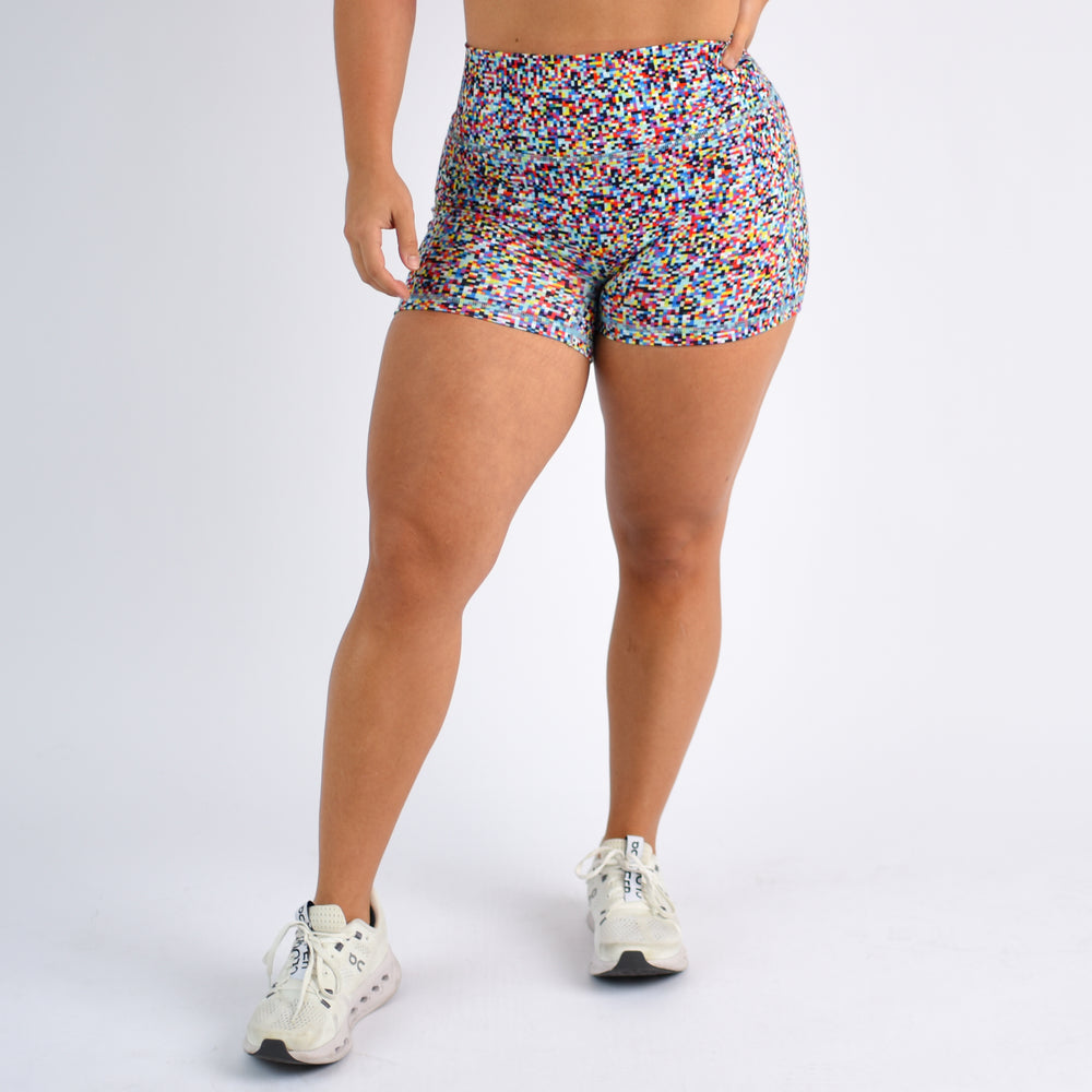 Summer Static No Front Seam High Rise Spandex Shorts
