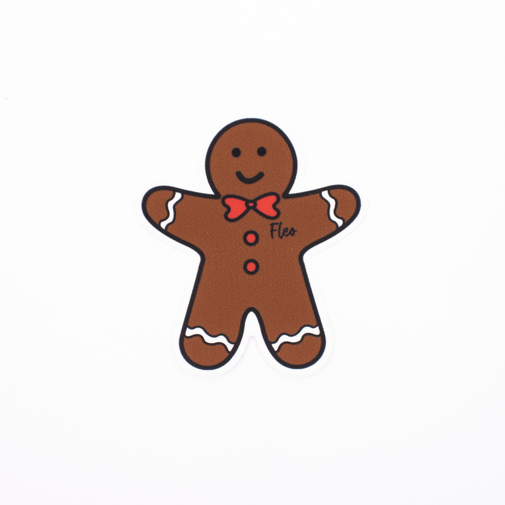 FLEO Gingerbread Man Sticker