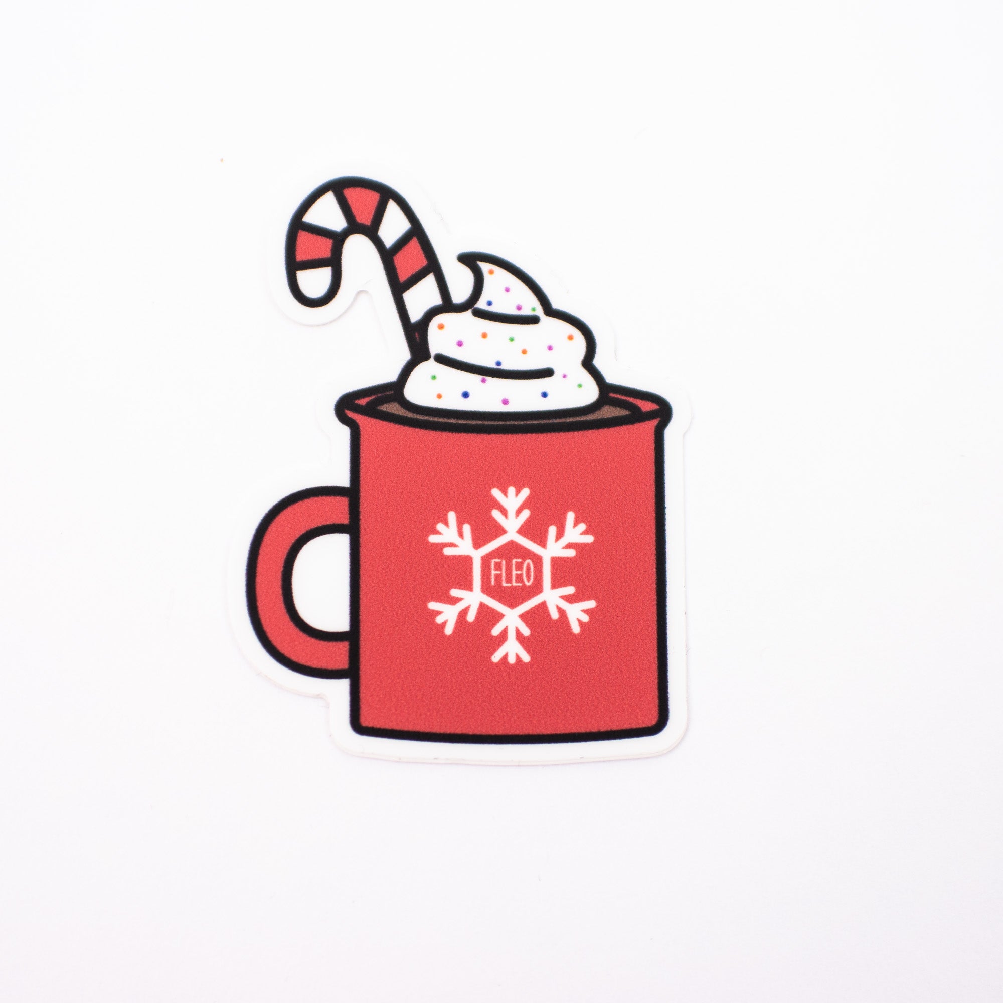 FLEO Hot Cocoa Sticker