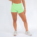 Summer Green High Rise Spandex Shorts