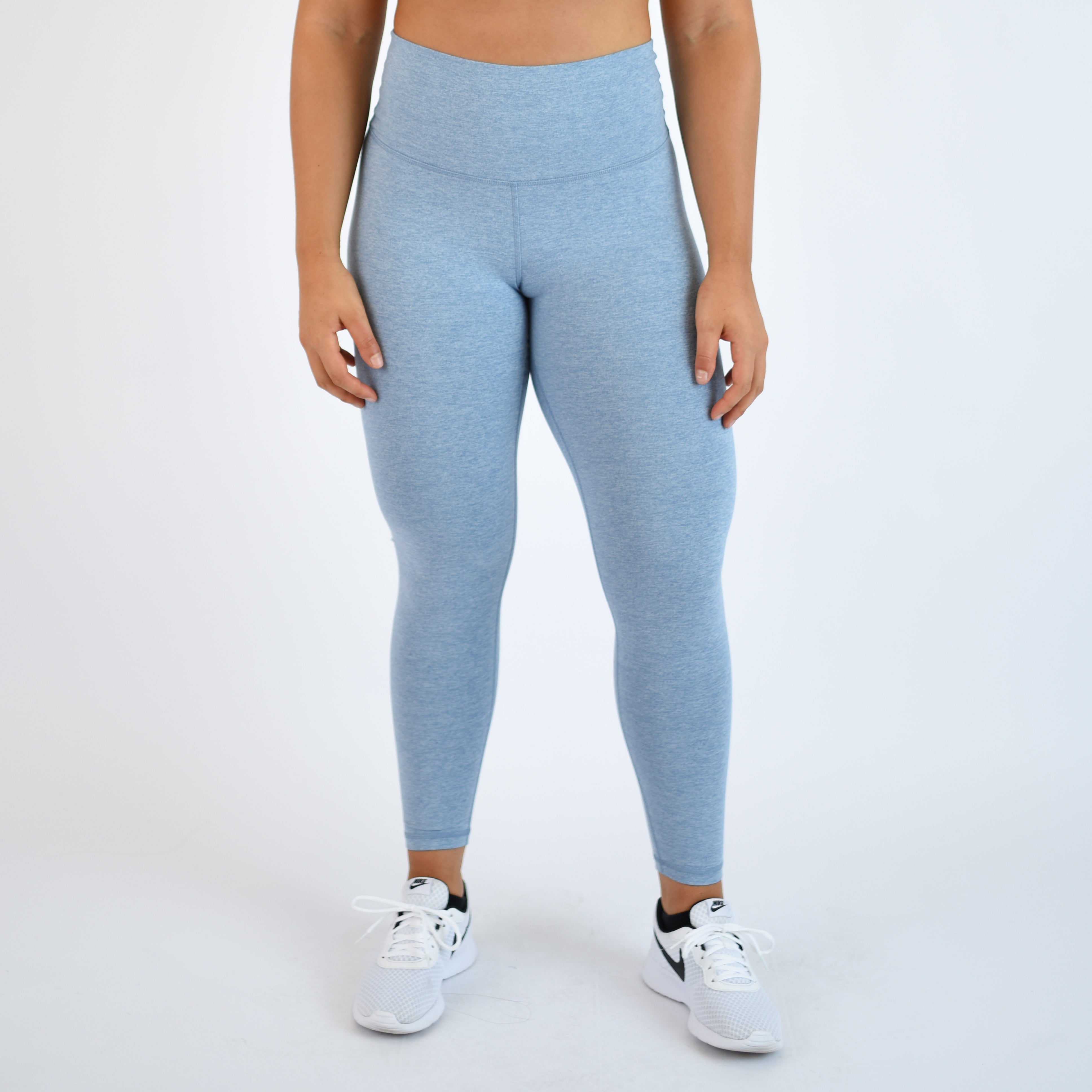 Heather Infinity Gray High Rise Workout Leggings