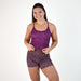 Violet Leopard Crop Tank - Switch Up