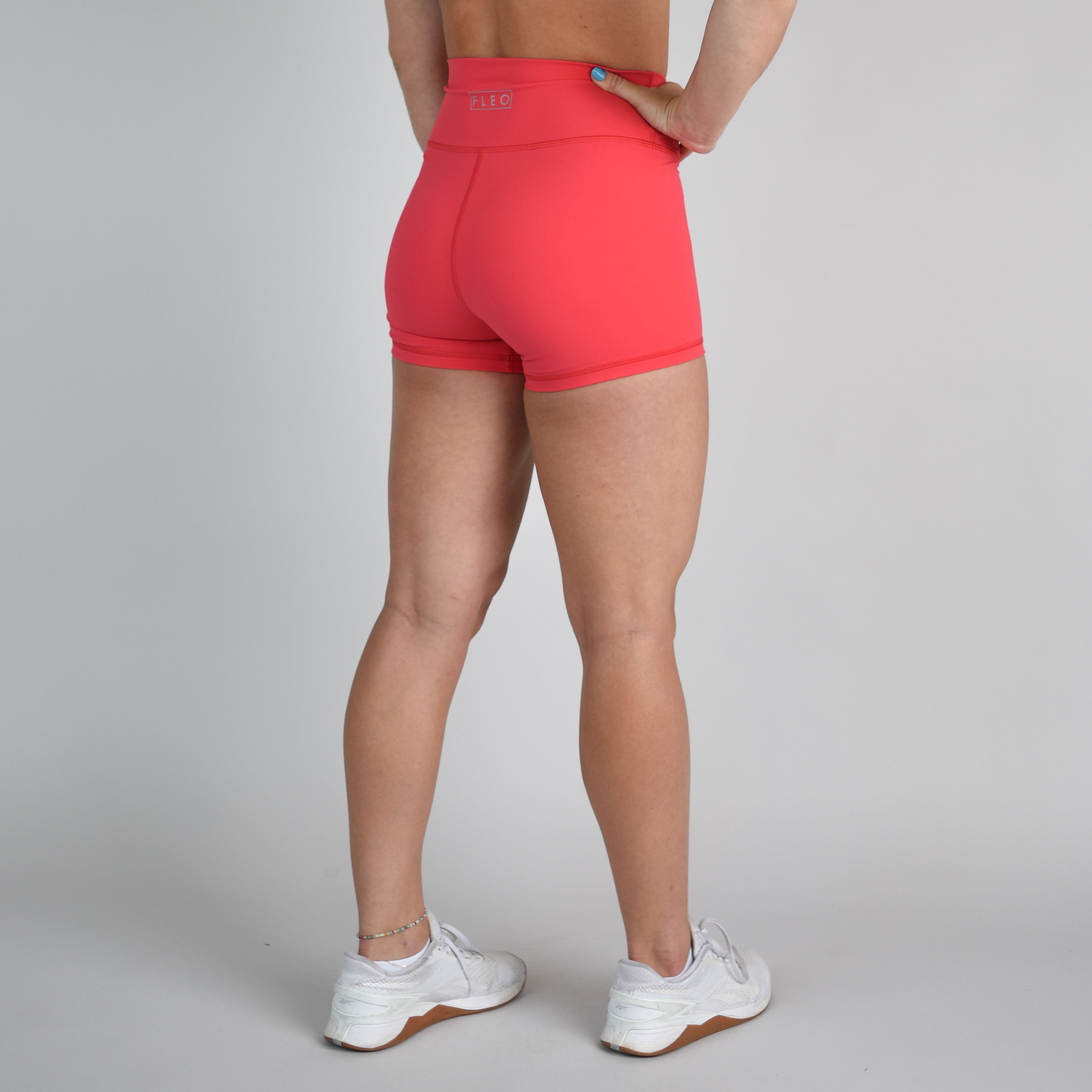 Teaberry V Waistband Spandex Gym Shorts