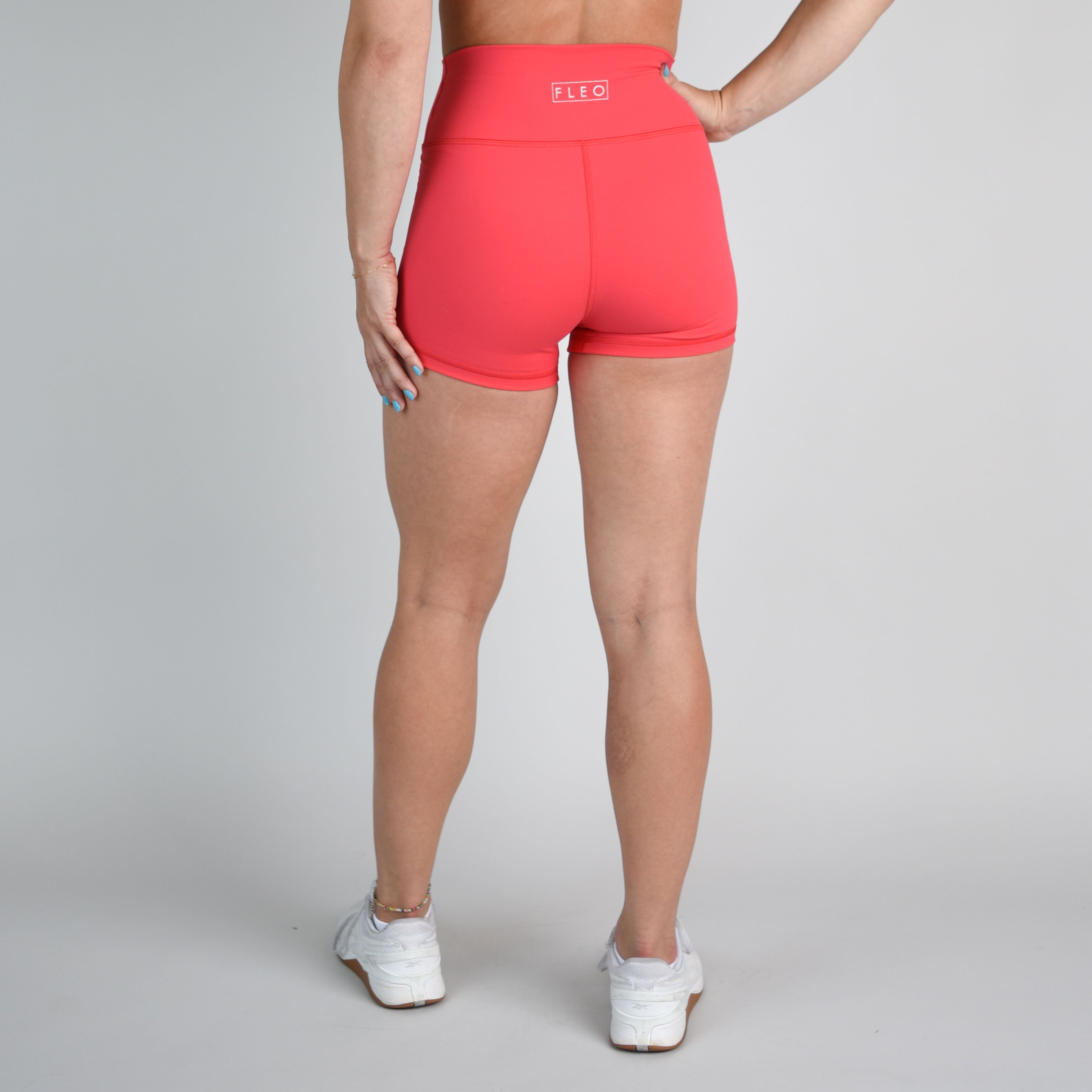 Teaberry V Waistband Spandex Gym Shorts