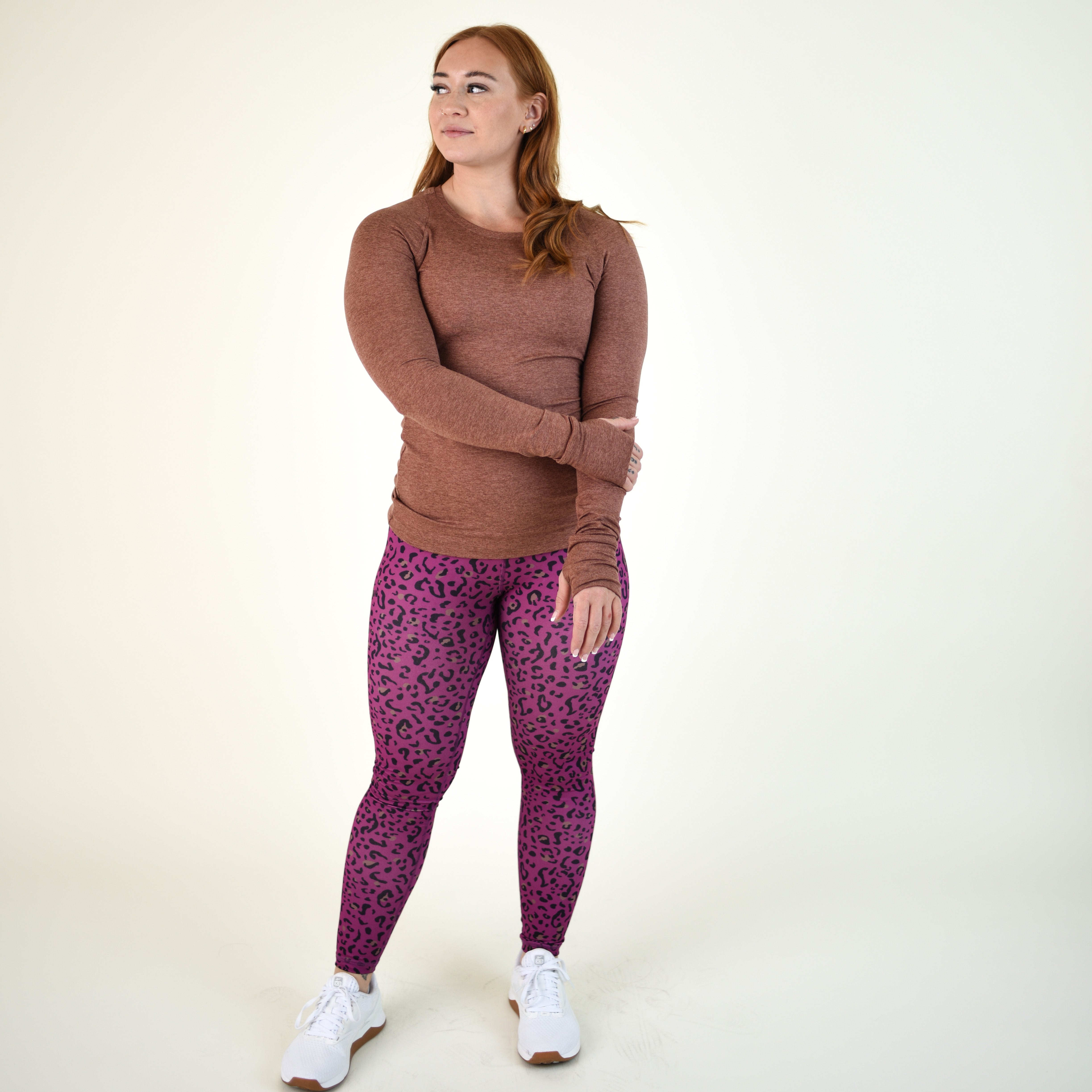 Violet Leopard Legging 7/8 25" - El Toro