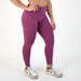 Heather Violet Leopard Legging 7/8 25" - El Toro