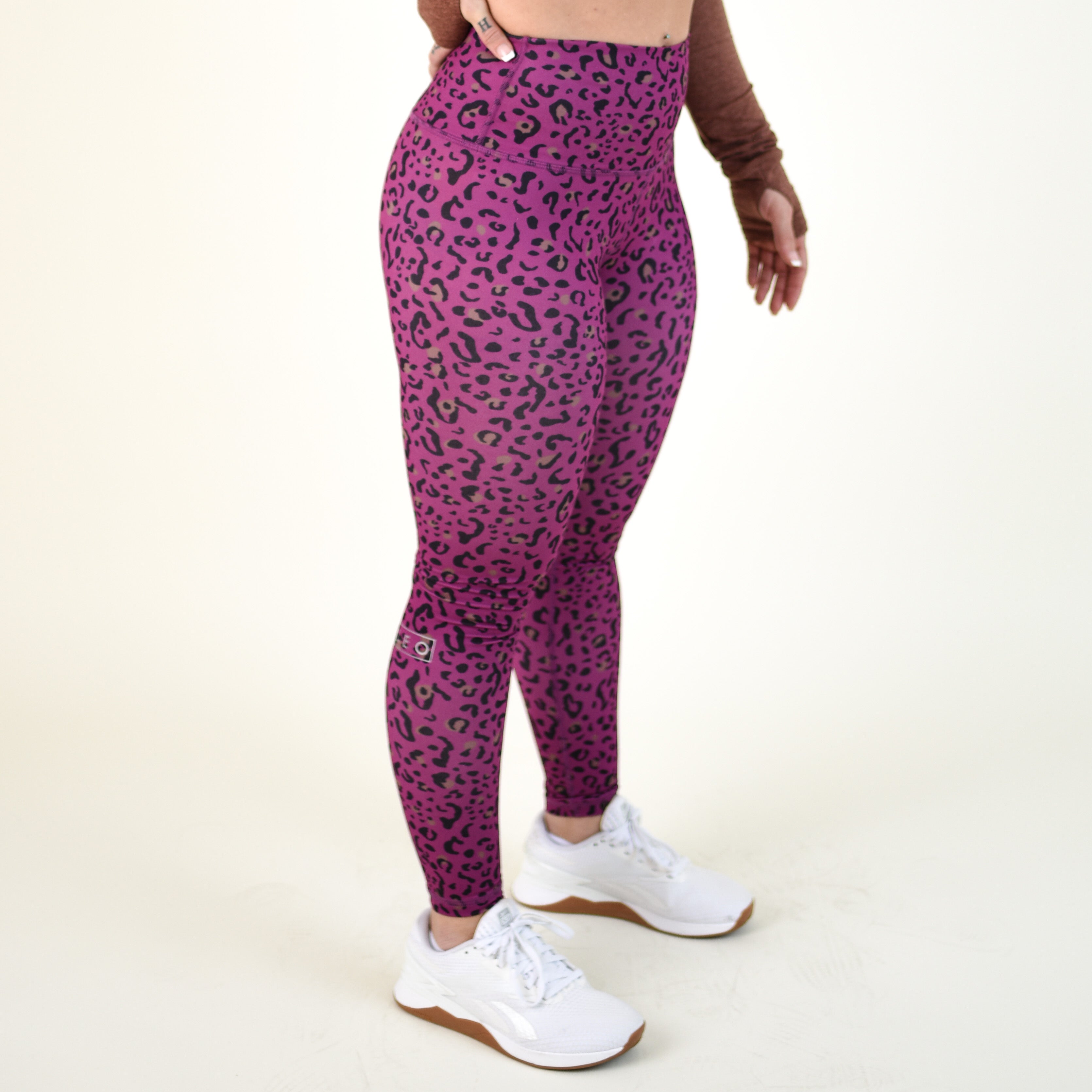 Violet Leopard Legging 7/8 25" - El Toro