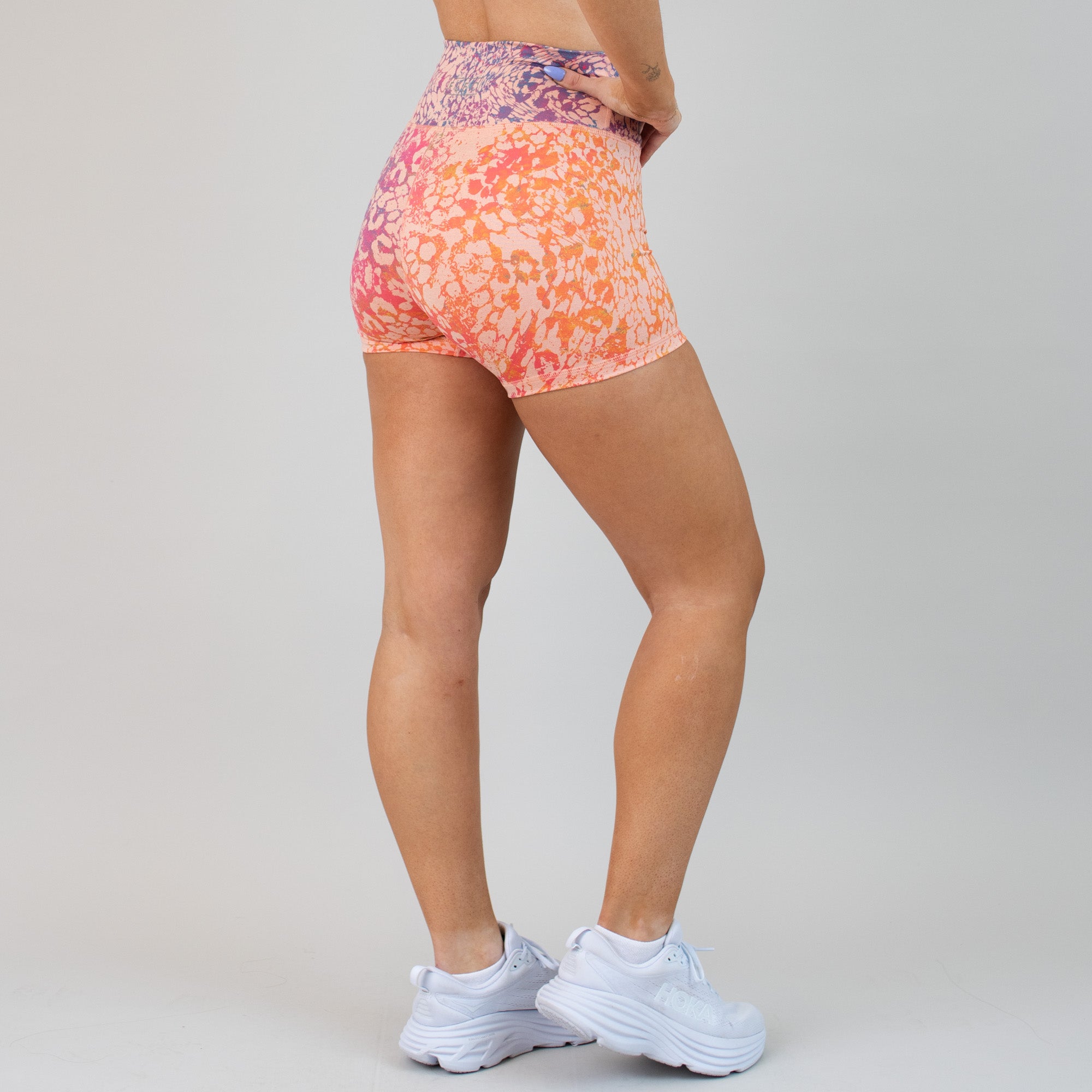 Heather Untamed High Rise Spandex Shorts