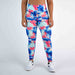 Red White Blue Tie Dye Legging 7/8 25" - El Toro