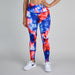 USA Patriotic Tie Dye Legging 7/8 25" - El Toro