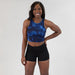 Blue Dream Rib Tempo Crop Tank - Fitted