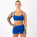 Loop Back Sports Bra - Cobalt
