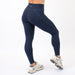 Heather Maritime Blue No Front Seam Legging 7/8 25" - Charge