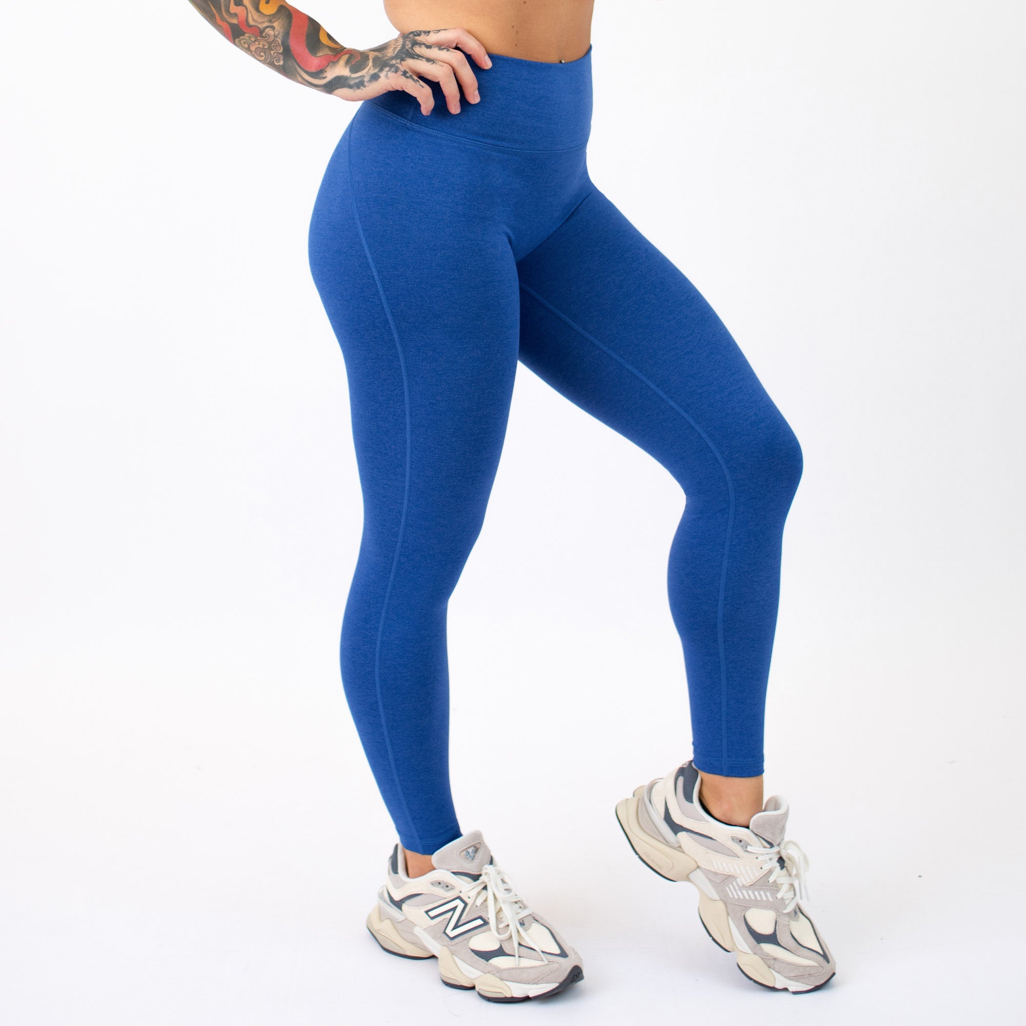 Heather Ultramarine No Front Seam Legging 7/8 25" - Charge