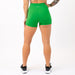 Kelly Green No Front Seam High Rise Spandex Shorts