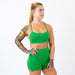 Loop Back Sports Bra - Kelly Green